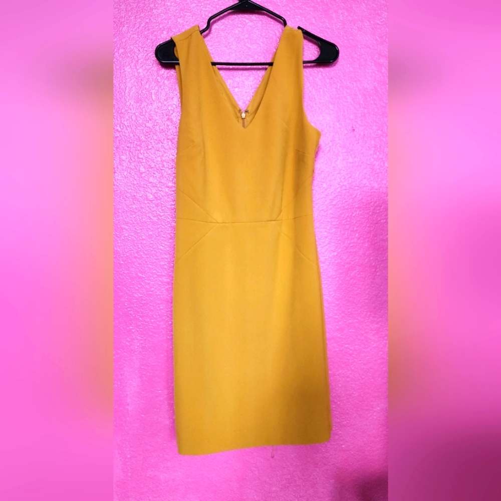 Banana Republic Mustard Mini Dress